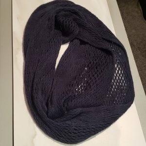 ⚡4-for-$20 Sale! Navy Blue Netted Eternity Scarf